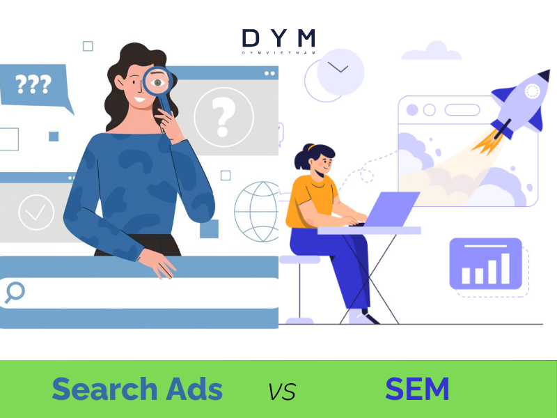 Quảng cáo và SEM khác gì nhau?