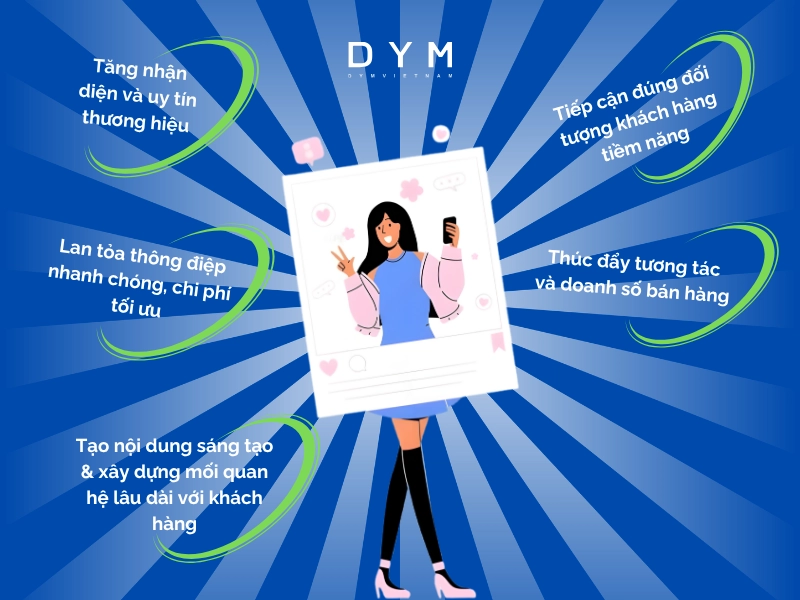 Mục tiêu và hiệu quả khi sử dụng Influencer