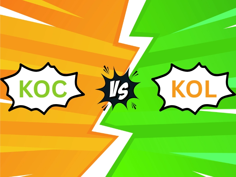 Comparing KOCs and KOLs