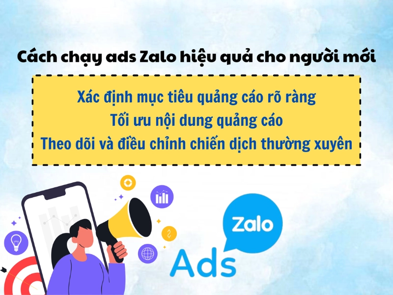 Cách chạy ads Zalo hiệu quả cho người mới