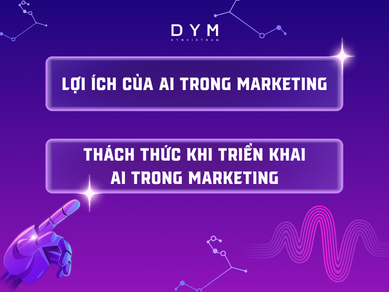 Lợi ích của AI trong marketing Thách thức khi triển khai AI trong marketing