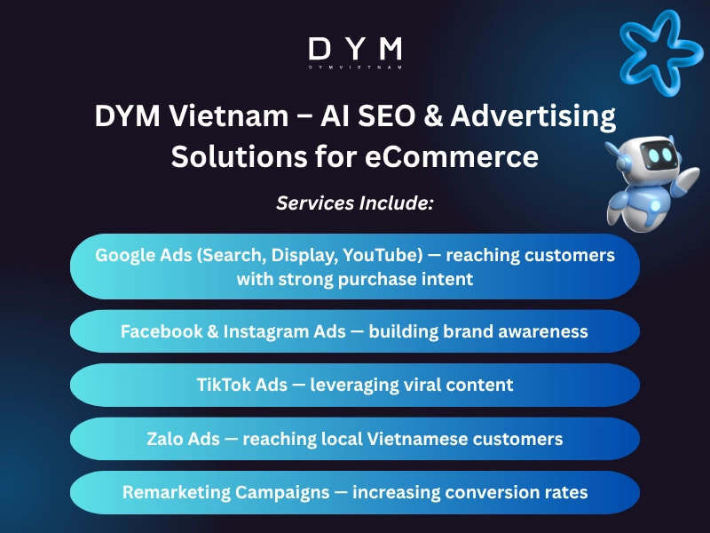 DYM Vietnam – AI SEO & Advertising Solutions for eCommerce