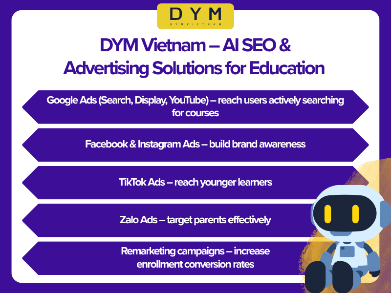 DYM Vietnam – AI SEO & Advertising Solutions for Education 