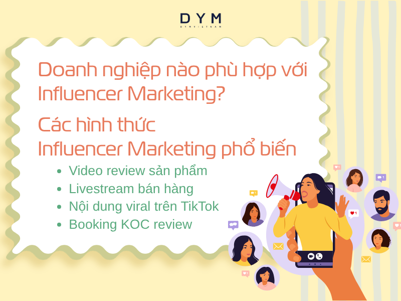 Doanh nghiệp nào phù hợp với Influencer Marketing?
