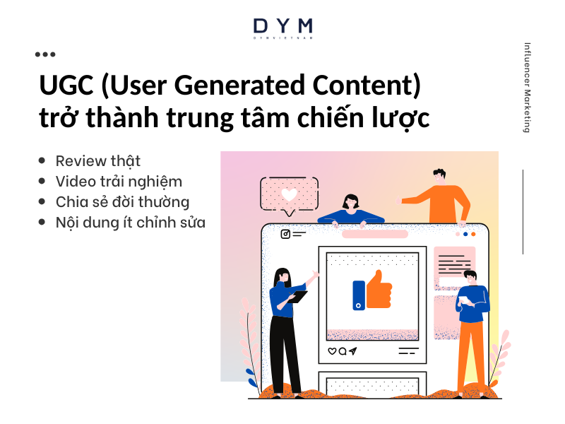 UGC (User Generated Content) trở thành trung tâm chiến lược