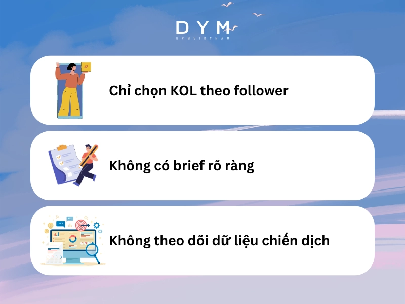 Những lỗi doanh nghiệp thường gặp khi booking KOL