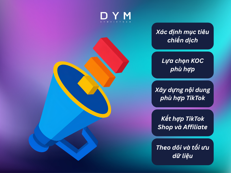 Các bước triển khai TikTok KOC hiệu quả