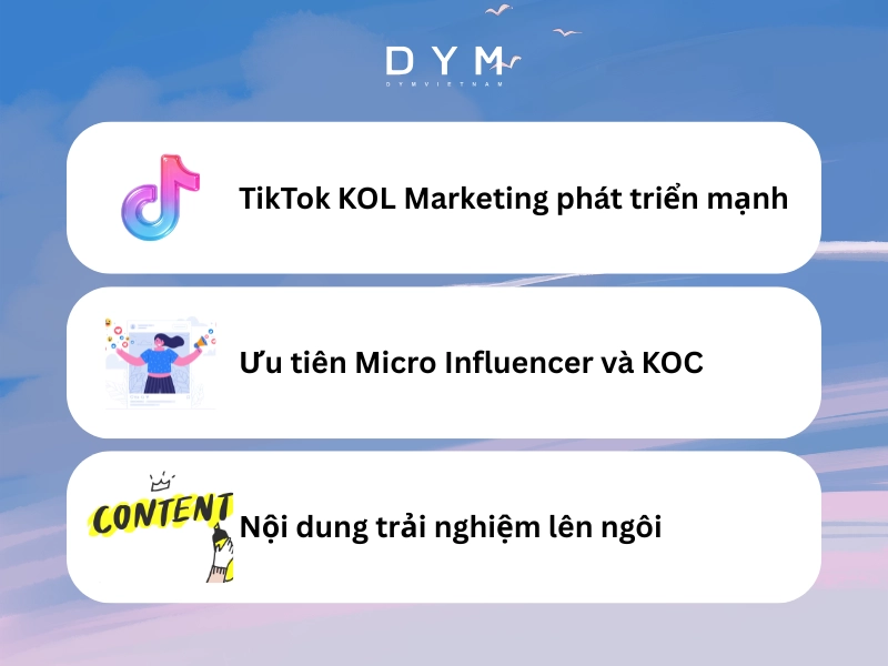 Xu hướng booking KOL hiện nay