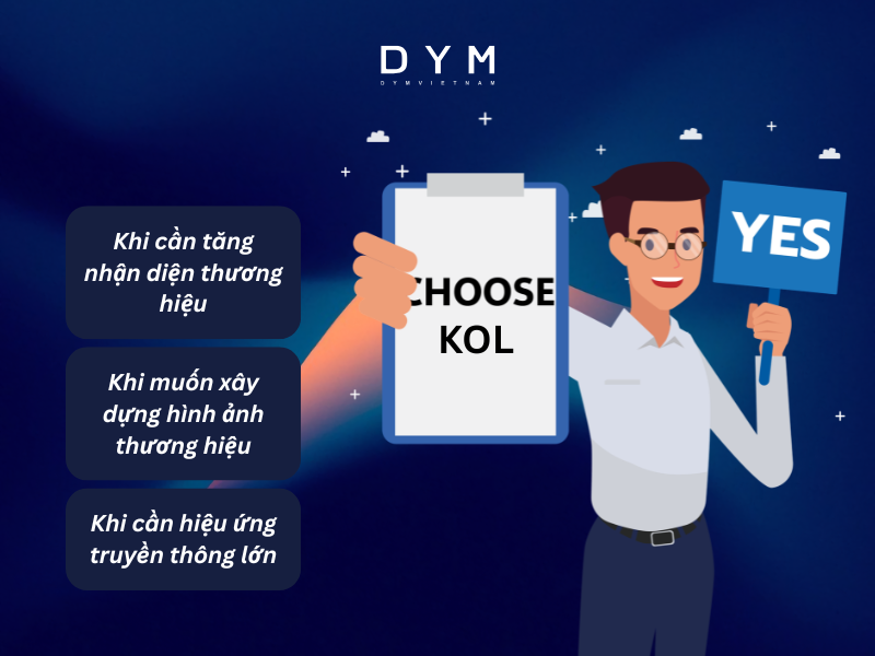 Khi nào doanh nghiệp nên chọn KOL?