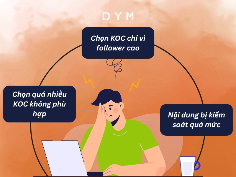 Những sai lầm phổ biến khi chọn KOC