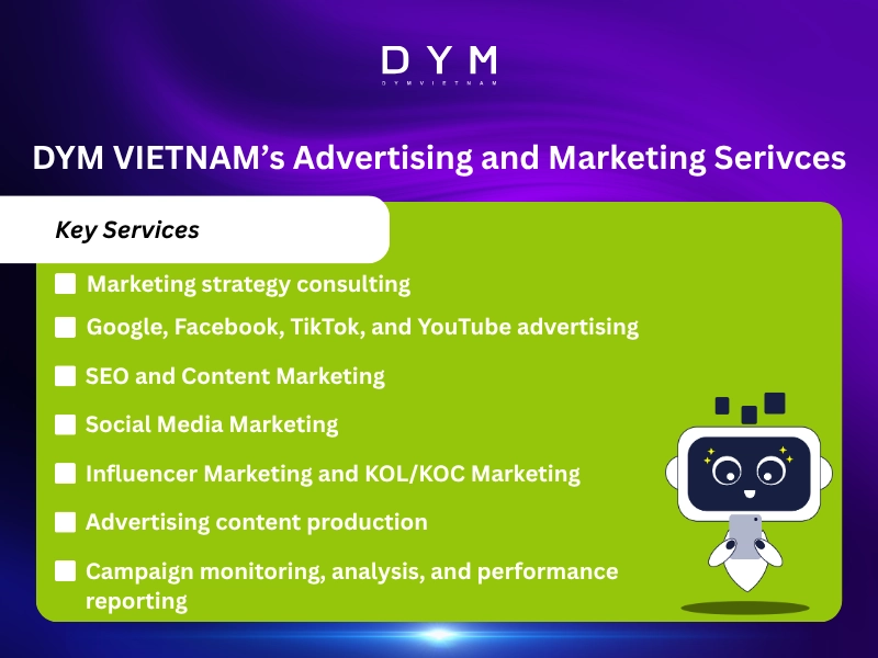 DYM VIETNAM's Advertising and Marketing Services