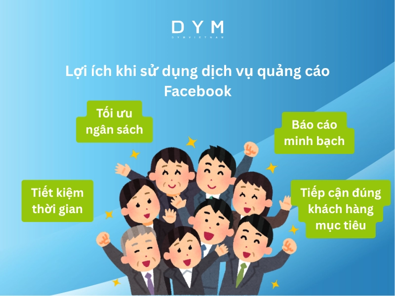 Lợi ích khi sử dụng dịch vụ quảng cáo Facebook