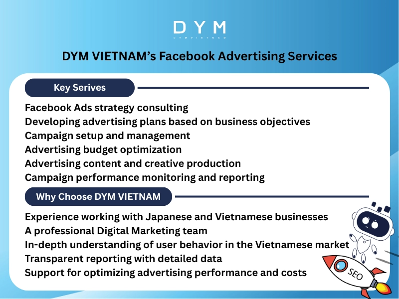 DYM VIETNAM's Facebook Advertising Services