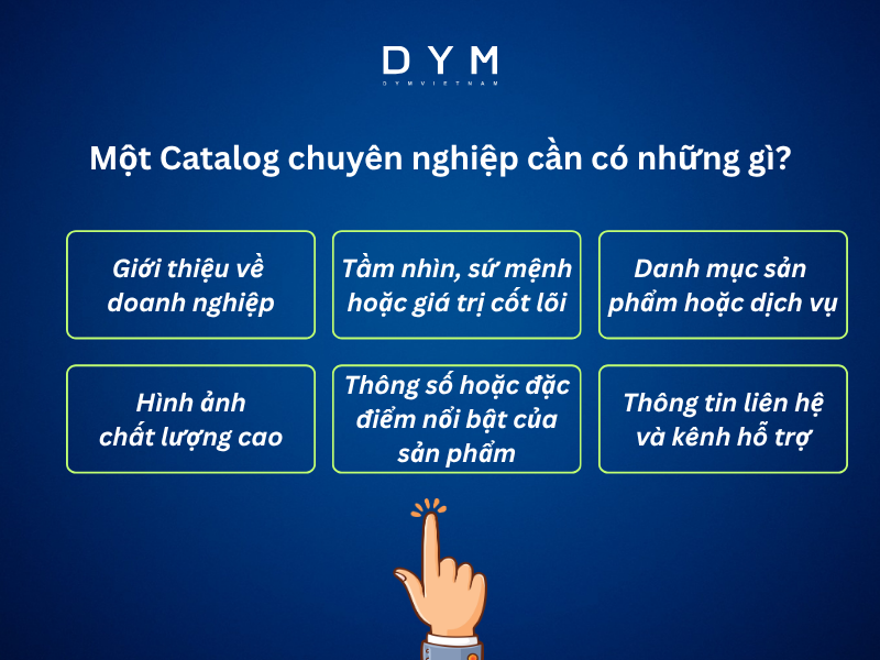 Một Catalog chuyên nghiệp cần có những gì?