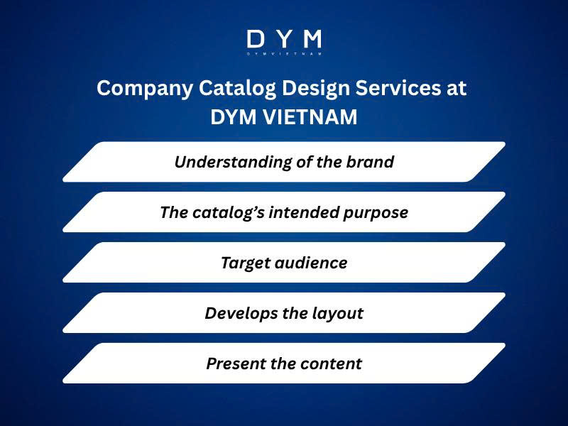 Company Catalog Design Services at DYM VIETNAM